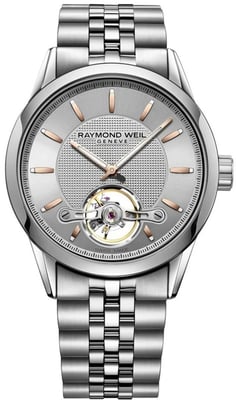 Raymond Weil Freelancer Heren Horloge Zilverkleurig 2780-ST5-65001