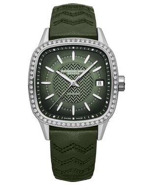 Raymond Weil Freelancer Dames Horloge Groen 2490-SCS-52051