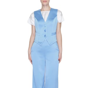 Silence Blauwe Polyester Vest