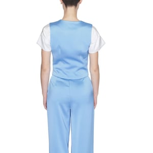 Silence Blauwe Polyester Vest