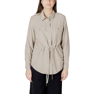 Enige Beige Viscose Blouse