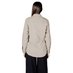 Enige Beige Viscose Blouse