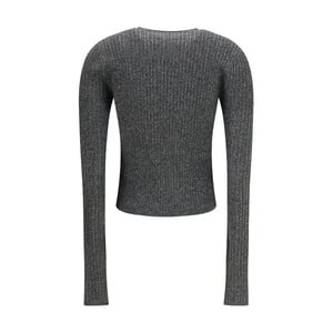 Amiri Zwarte Viscose Cardigan