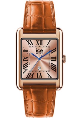 Ice Watch Ice Smart Tk 2.0 - Rose-gold - Cognac Croco Unisex Horloge Bruin 025383