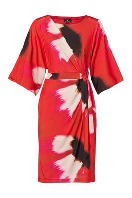 Milan Print Jurk Rood / Multi