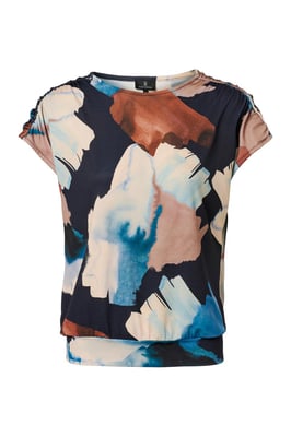 Blandy Print Top Navy / Multi