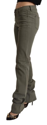 Ermanno Scervino Grijze Lage Taille Katoen Skinny Denim Broek Jeans