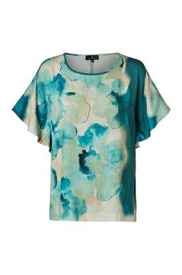 Abigail Print Top Blauw