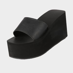 Originele zwarte teenslipper