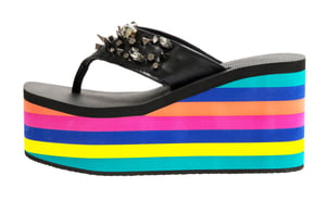 Luxe sandalen/slippers in diverse kleuren