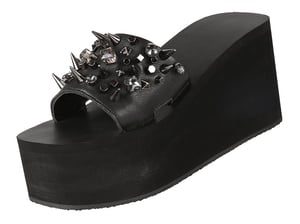 Luxe teenslipper in het zwart