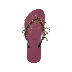 Bahia Zalm Flip Flop robijnrood