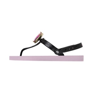 Selena Diamond Blue Flip Flop Violet
