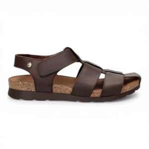 Panama Jack Heren Waterdichte Bark Bruine Leren Sandals - Stanley C1