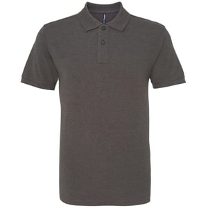 Asquith & Fox Klassiek poloshirt heren (Houtskool)