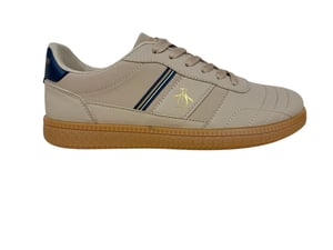 Penguin Striker Heren Beige/Navy Sneakers