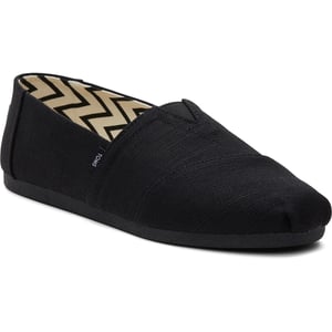 TOMS Alpargata Classic Katoenen Zwarte Espadrilles Voor Mannen