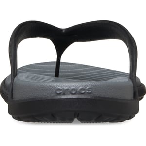 Crocs Coast Flip Polyurethaan Heren Zwart/Leisteengrijs Slippers