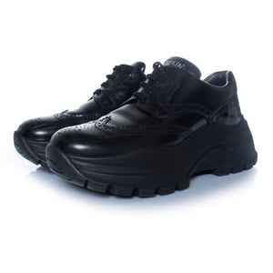 Prada, chunky broque sneakers in zwart