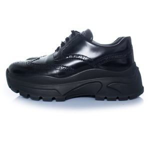 Prada, chunky broque sneakers in zwart