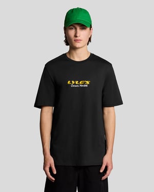 T-shirt met achterafdruk