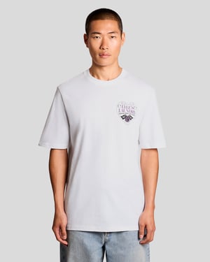 T-shirt met grafische opdruk op de borst