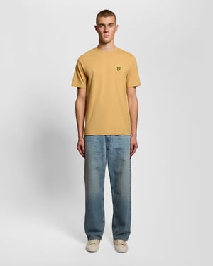 Katoenen Rundhals T-Shirt