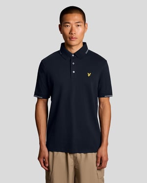Fijn Katoenen Tipped Polo Shirt