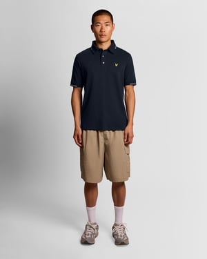 Fijn Katoenen Tipped Polo Shirt