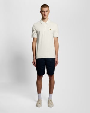 Fijn Katoenen Slub Polo Shirt