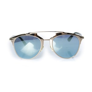 Dior, reflecterende pilotenbril in goud