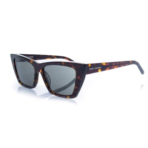 Saint Laurent, Mica schildpad zonnebril in bruin