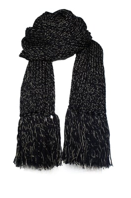 Saint Laurent, chunky gebreide oversized sjaal