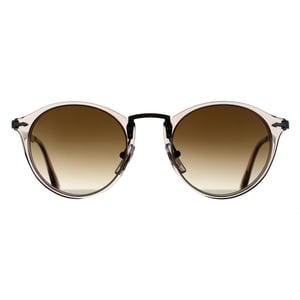 Persol PO3166S 124051 transparant bruin grijs helder bruin gradiënt zonnebril