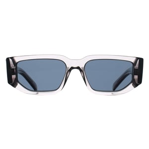 Prada PR09ZS 18S09T transparante asfalt donkergrijze zonnebril