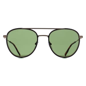 Lacoste L258S 771 glanzend goud groene zonnebril