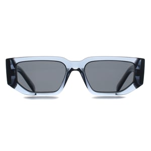 Prada PR09ZS 17T08Z transparante oceaan donkergrijze zonnebril
