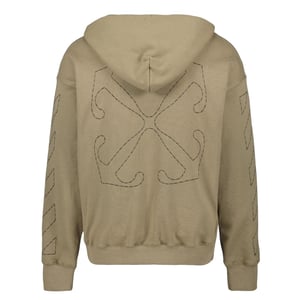 Off-white Off Stitch Skate Hoodie Beige