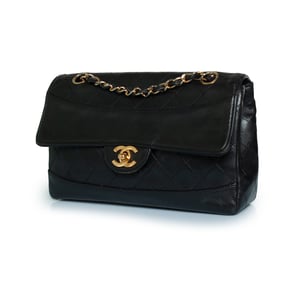 Chanel, klassieke flaptas in zwart