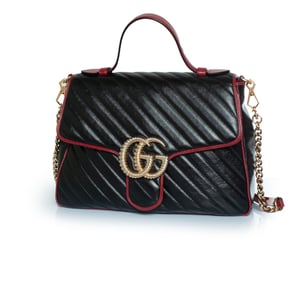 Gucci Marmont handtas in zwart