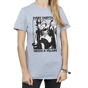 Disney Dames/Dames Elk sprookje heeft een schurk nodig vriendje T-shirt (Sportgrijs)