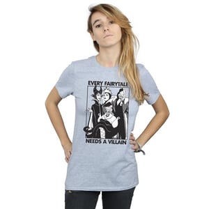 Disney Dames/Dames Elk sprookje heeft een schurk nodig vriendje T-shirt (Sportgrijs)