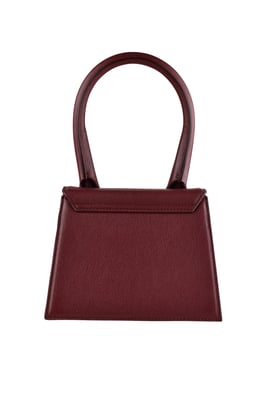 Jacquemus Le Chiquito moyen Bordeaux