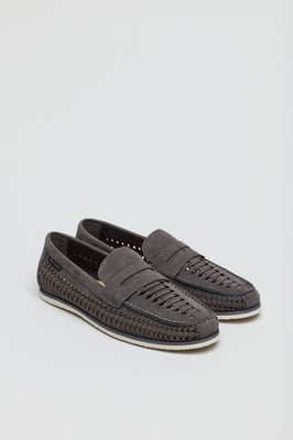 Ben Sherman Miami Heren Grijze Instappers
