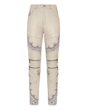 Leren Broek Paisley