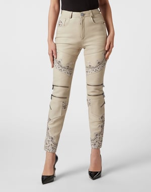 Leren Broek Paisley