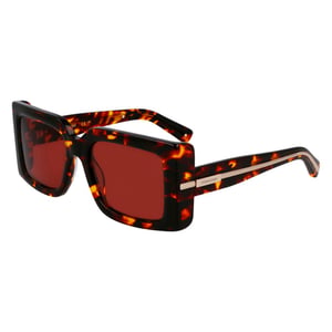 Ferragamo Bruine Acetaat Zonnebril