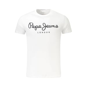 Pepe Jeans Witte Katoenen T-shirt voor Mannen