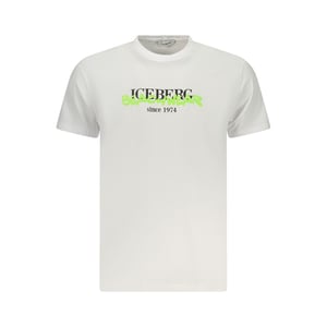 Iceberg Neon Katoenen T-Shirt voor Mannen