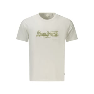 Pepe Jeans Bianco Katoenen Heren T-shirt